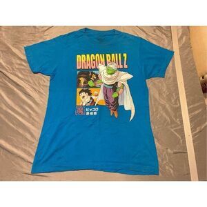 Dragon Ball Z Shirt Mens Medium Blue Anime Tee Akira Toriyama